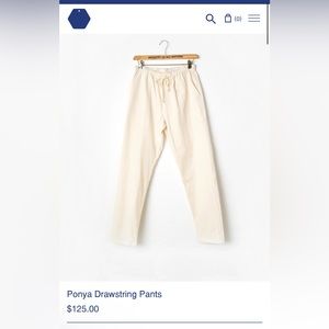 Industry of All Nations Unisex Ponya Drawstring Pants Size S